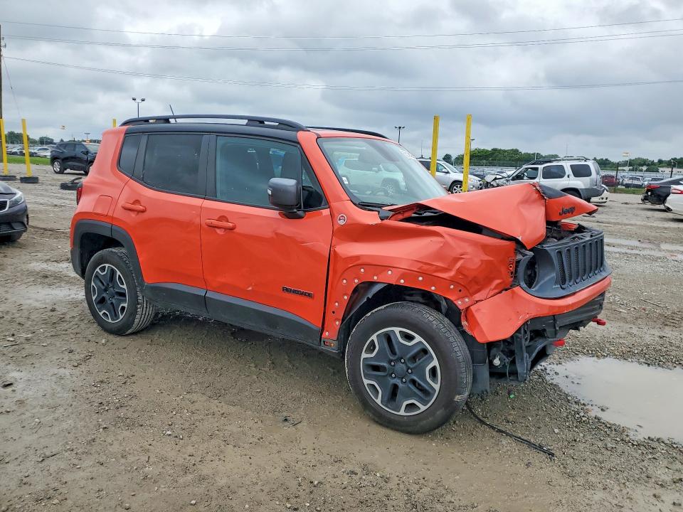 2016 Jeep Renegade მანქანა იყიდება აუქციონზე, vin: ZACCJBCT8GPD48385, აუქციონის ნომერი: 58146486