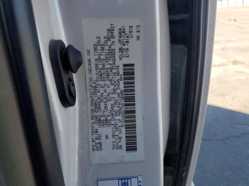 2004 Toyota Sienna მანქანა იყიდება აუქციონზე, vin: 5TDZA22C74S120405, აუქციონის ნომერი: 55277696