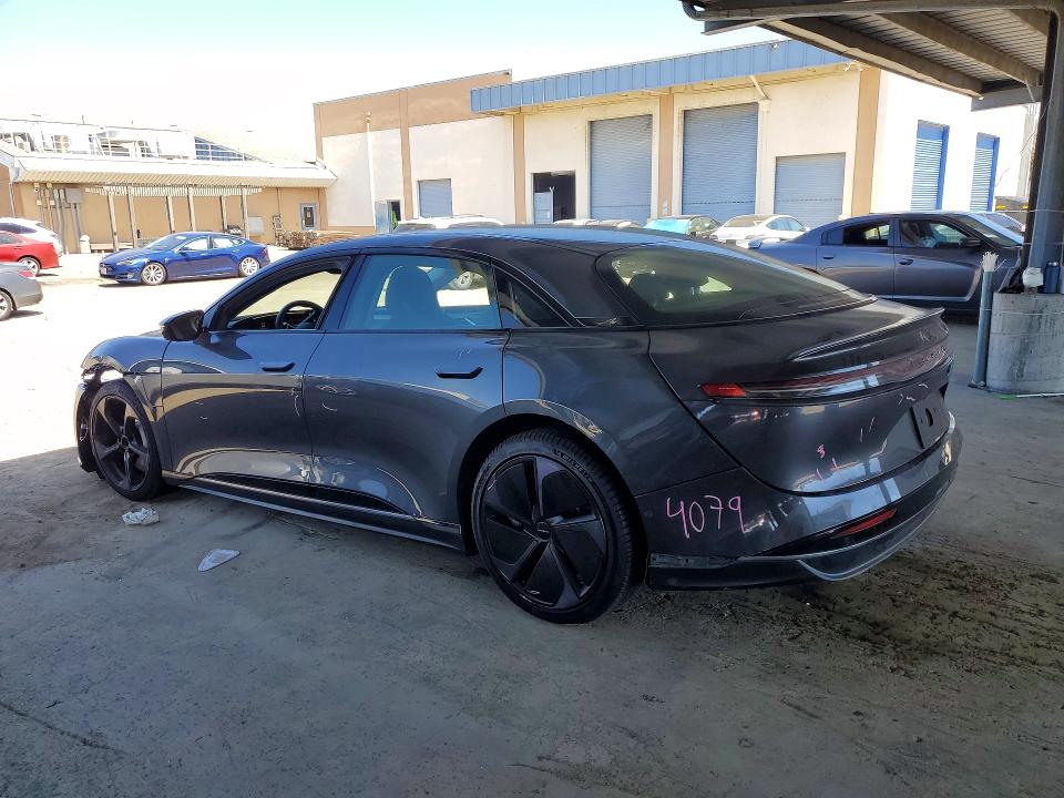 2025 Lucid Motors Air მანქანა იყიდება აუქციონზე, vin: 50EA1PGA1SA001076, აუქციონის ნომერი: 58432226