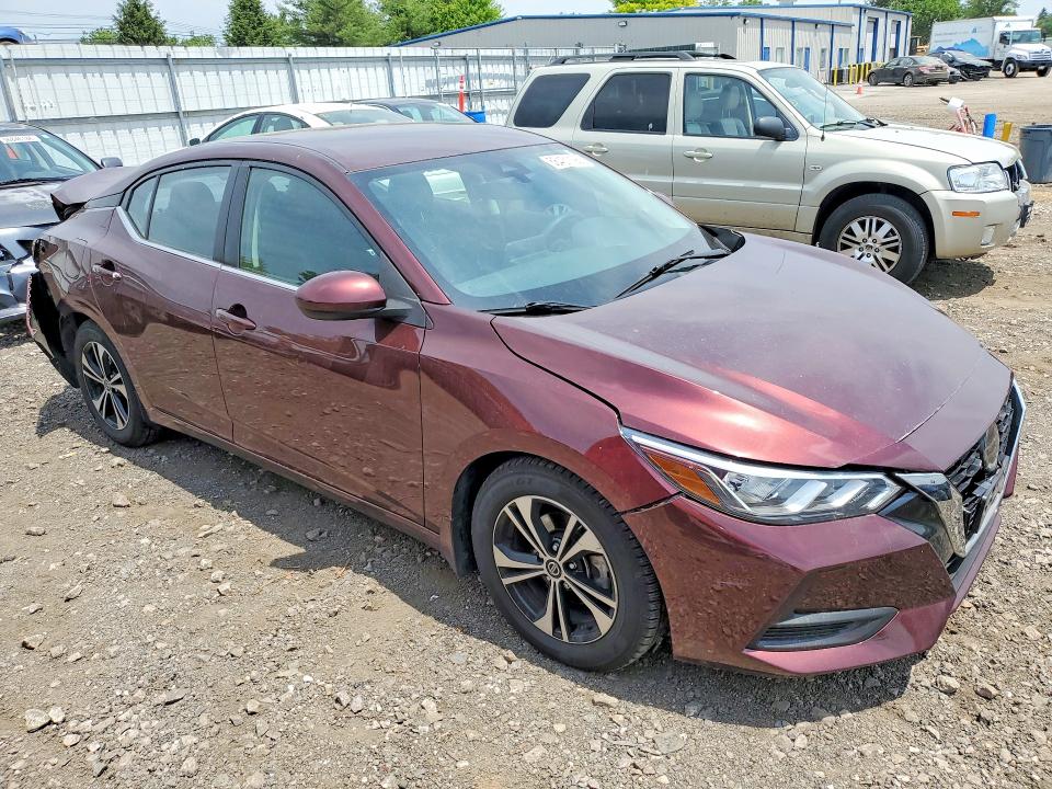 56431196 :رقم المزاد ، 3N1AB8CVXMY251854 vin ، 2021 Nissan Sentra مزاد بيع