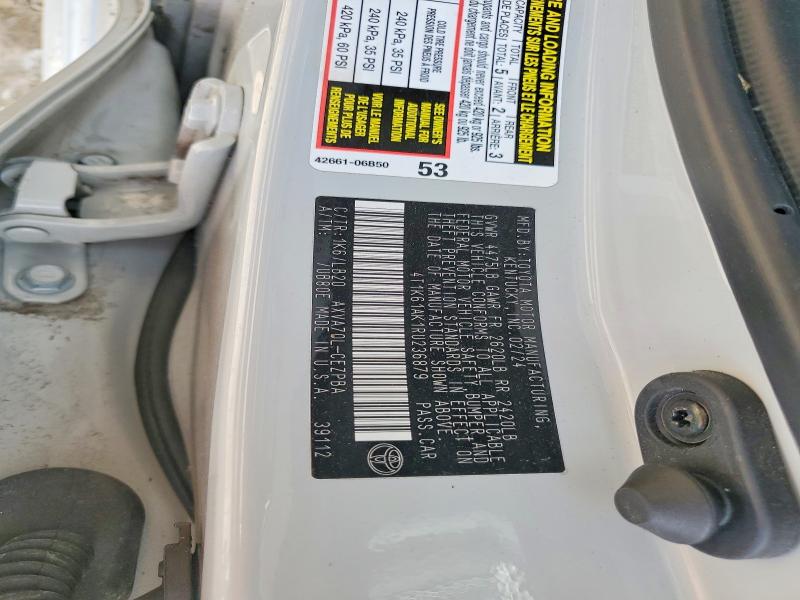 55038476 :رقم المزاد ، 4T1K61AK1RU236879 vin ، 2024 Toyota Camry مزاد بيع