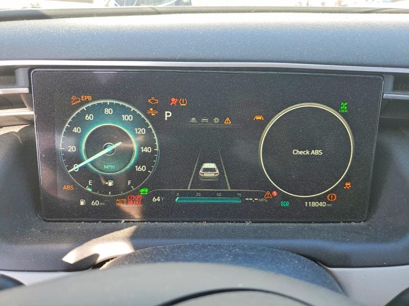 2022 Hyundai Tucson მანქანა იყიდება აუქციონზე, vin: KM8JFCA10NU023320, აუქციონის ნომერი: 55005506