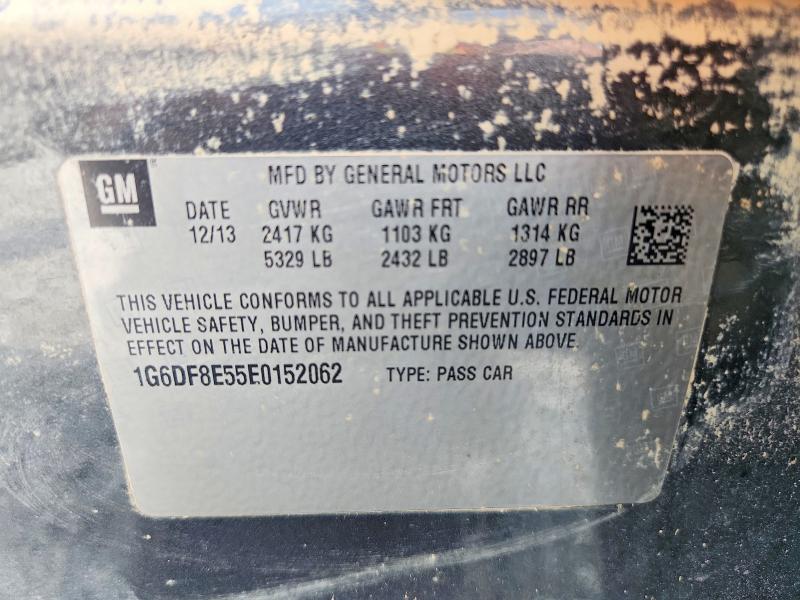 Aukcja sprzedaży 2014 Cadillac Cts, vin: 1G6DF8E55E0152062, numer aukcji: 56105146