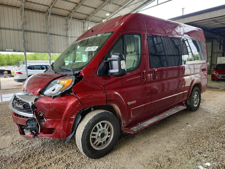 58892196 :رقم المزاد ، 3C6LRVBG6ME526955 vin ، 2021 Ram Promaster 1500 مزاد بيع