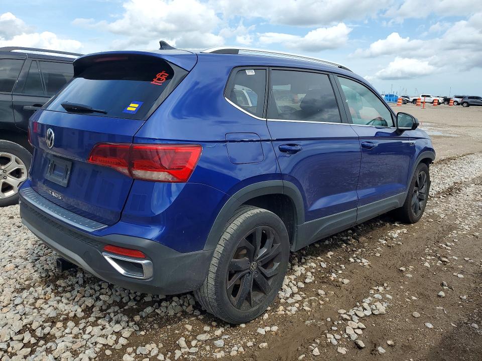 2022 Volkswagen Taos მანქანა იყიდება აუქციონზე, vin: 3VVRX7B21NM076519, აუქციონის ნომერი: 55307676