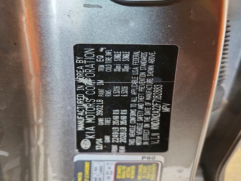 Продаж на аукціоні авто 2015 Kia Soul, vin: KNDJN2A22F7182883, номер лоту: 57523486