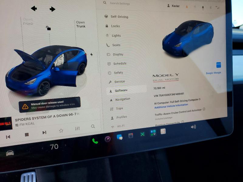 Продажа на аукционе авто 2022 Tesla Model Y, vin: 7SAYGDEF3NF489461, номер лота: 56698606