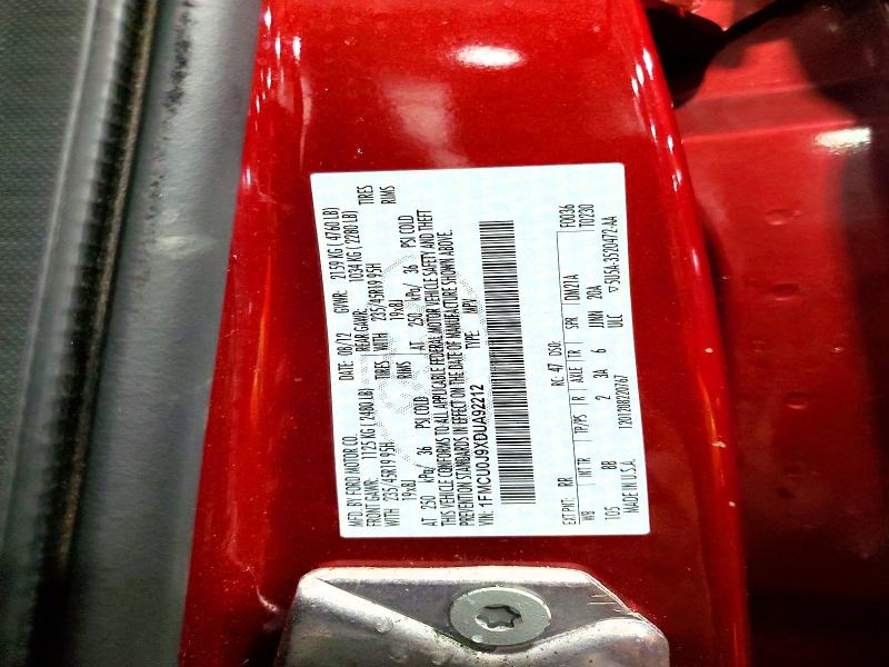 Aukcja sprzedaży 2013 Ford Escape, vin: 1FMCU0J9XDUA92212, numer aukcji: 57021156