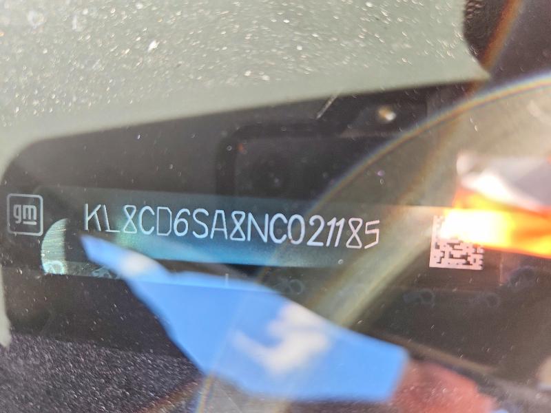 Aukcja sprzedaży 2022 Chevrolet Spark, vin: KL8CD6SA8NC021185, numer aukcji: 57474316