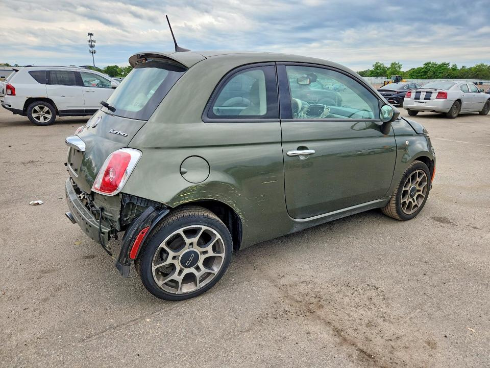 2018 Fiat 500 მანქანა იყიდება აუქციონზე, vin: 3C3CFFKH9JT377887, აუქციონის ნომერი: 58230256