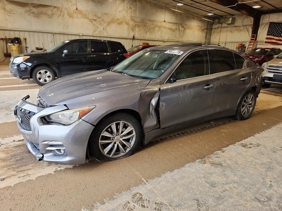 54655776 :رقم المزاد ، JN1BV7AR1EM706350 vin ، 2014 Infiniti Q50 مزاد بيع