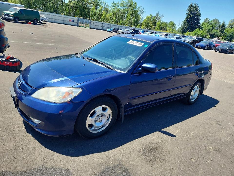 58428646 :رقم المزاد ، JHMES96615S019456 vin ، 2005 Honda Civic مزاد بيع