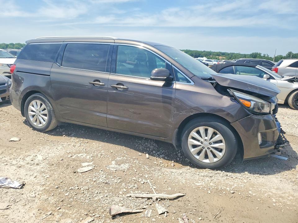 2015 Kia Sedona მანქანა იყიდება აუქციონზე, vin: KNDMC5C17F6047784, აუქციონის ნომერი: 55963286