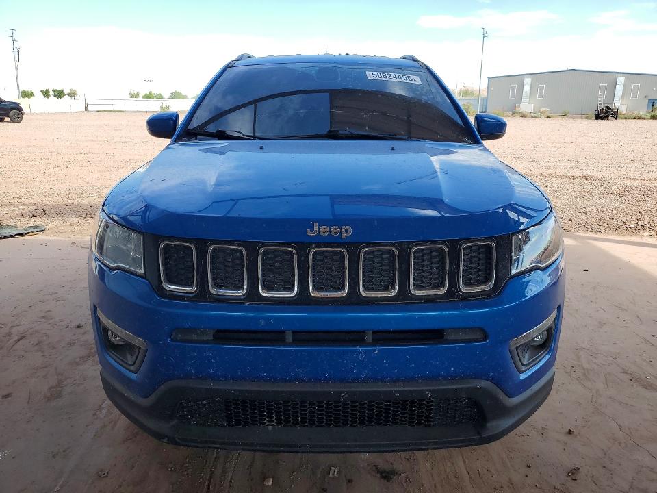 58824456 :رقم المزاد ، 3C4NJDBB0LT247910 vin ، 2020 Jeep Compass مزاد بيع