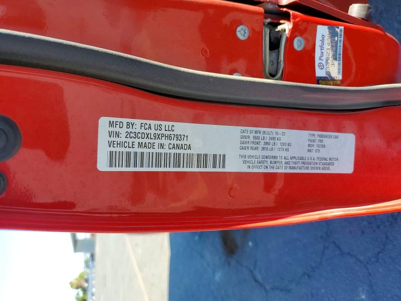 Aukcja sprzedaży 2023 Dodge Charger, vin: 2C3CDXL9XPH679371, numer aukcji: 56715966
