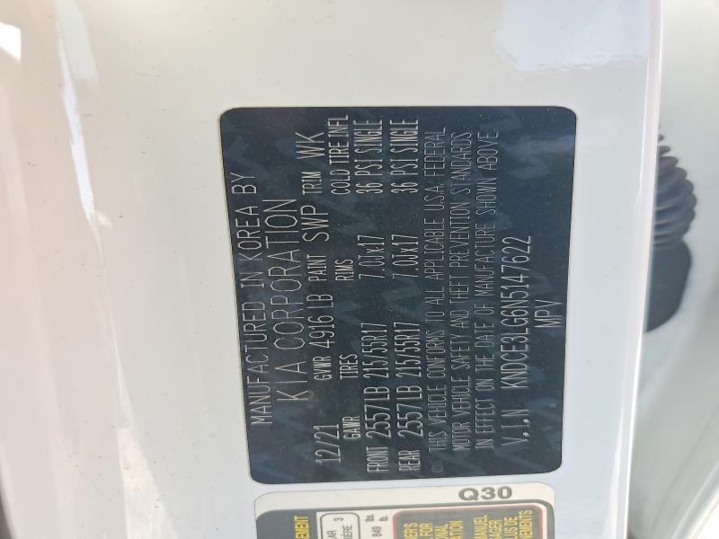 57400026 :رقم المزاد ، KNDCE3LG6N5147622 vin ، 2022 Kia Niro مزاد بيع