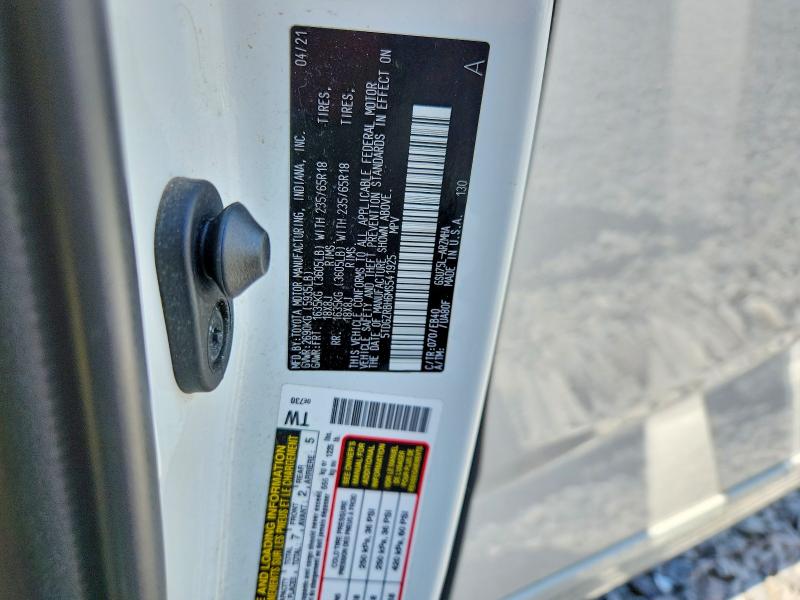 Aukcja sprzedaży 2021 Toyota Highlander, vin: 5TDGZRBH6MS541925, numer aukcji: 57440576