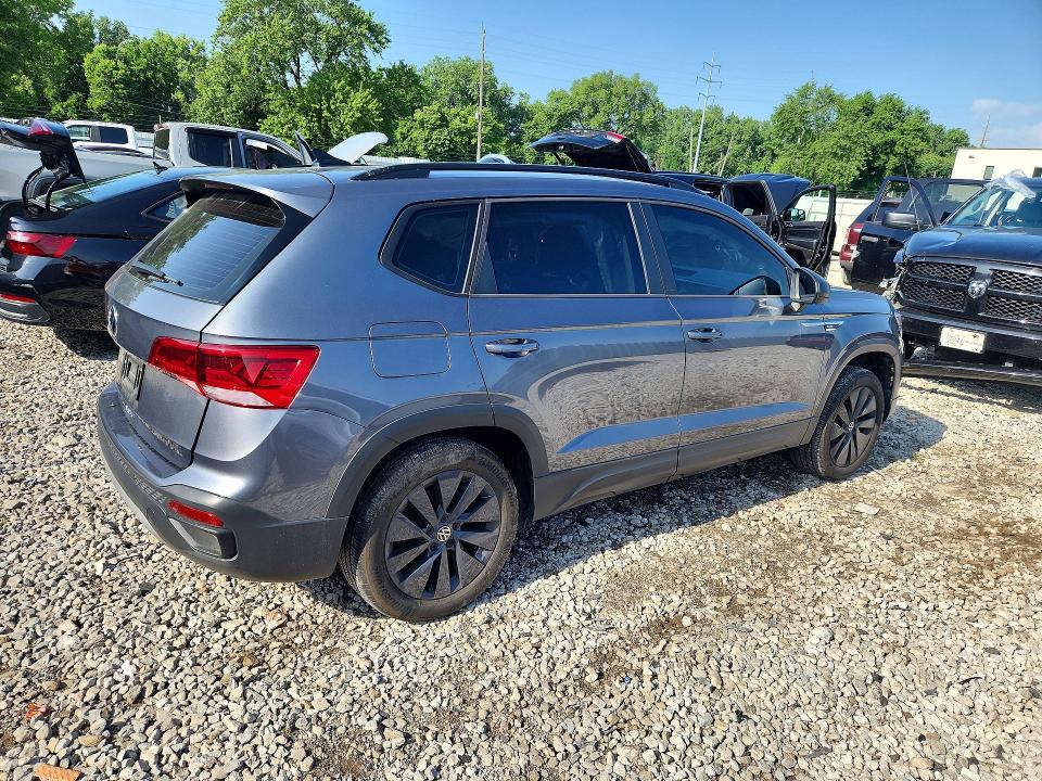 2022 Volkswagen Taos მანქანა იყიდება აუქციონზე, vin: 3VVDX7B20NM059575, აუქციონის ნომერი: 59251816