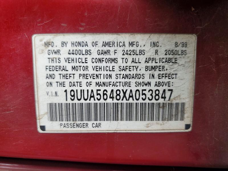 Продаж на аукціоні авто 1999 Acura 3.2tl, vin: 19UUA5648XA053847, номер лоту: 56992356