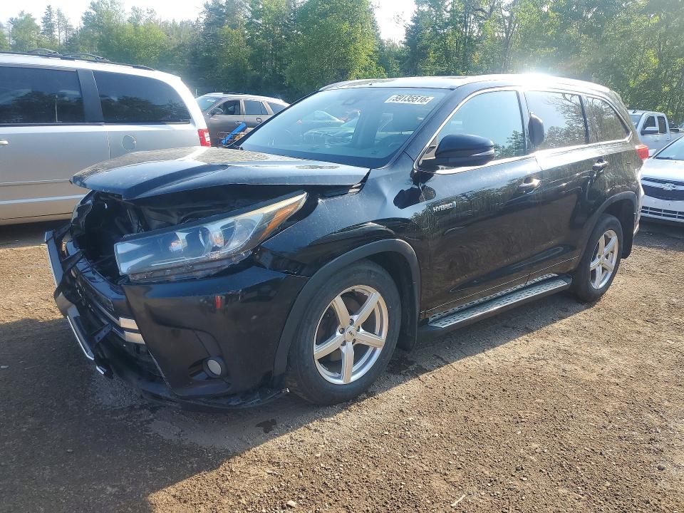 Продажа на аукционе авто 2018 Toyota Highlander Hybrid, vin: 5TDJGRFH0JS040062, номер лота: 59135516