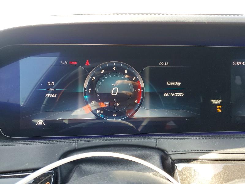 Aukcja sprzedaży 2020 Mercedes-benz S, vin: W1KUG8DB1LA529694, numer aukcji: 57323856