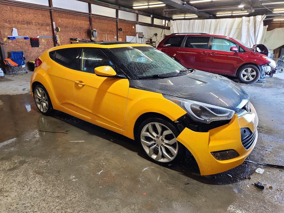 2012 Hyundai Veloster მანქანა იყიდება აუქციონზე, vin: KMHTC6AD2CU078667, აუქციონის ნომერი: 56431616