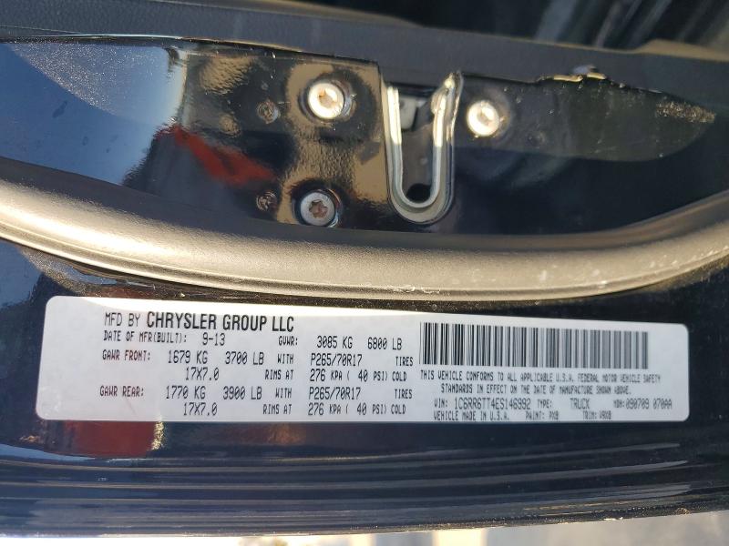2014 Ram 1500 მანქანა იყიდება აუქციონზე, vin: 1C6RR6TT4ES146992, აუქციონის ნომერი: 57767726