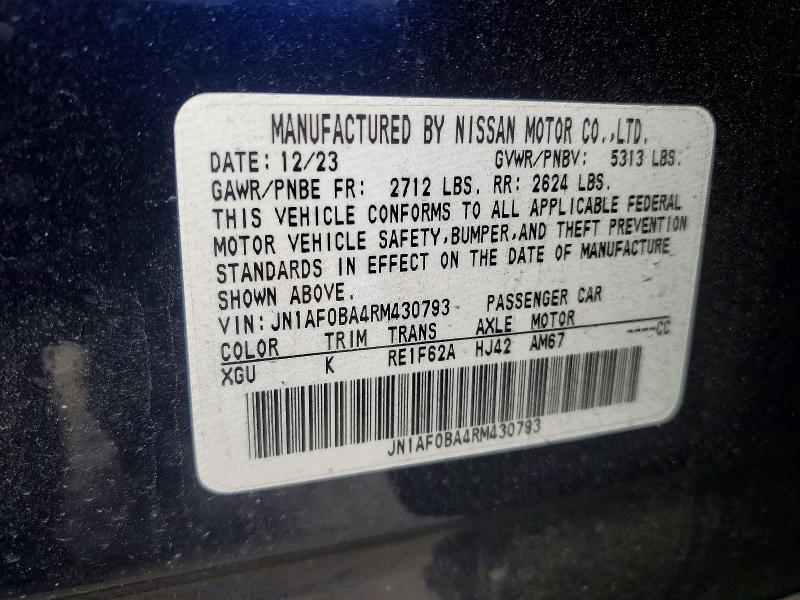 Продаж на аукціоні авто 2024 Nissan Ariya, vin: JN1AF0BA4RM430793, номер лоту: 56066566