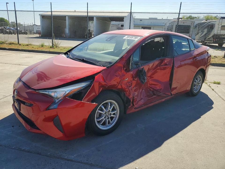 59185786 :رقم المزاد ، JTDKBRFU8J3074588 vin ، 2018 Toyota Prius مزاد بيع