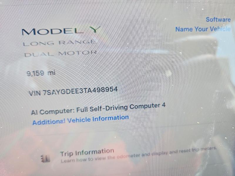 Продаж на аукціоні авто 2026 Tesla Model Y, vin: 7SAYGDEE3TA498954, номер лоту: 57228236