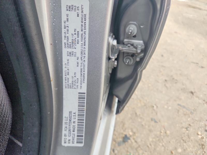 Продажа на аукционе авто 2025 Ram 1500, vin: 1C6SRFFP2SN502205, номер лота: 58781816