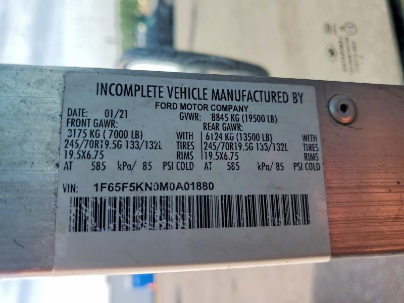 Продажа на аукционе авто 2021 Ford F59, vin: 1F65F5KN0M0A01880, номер лота: 58157306