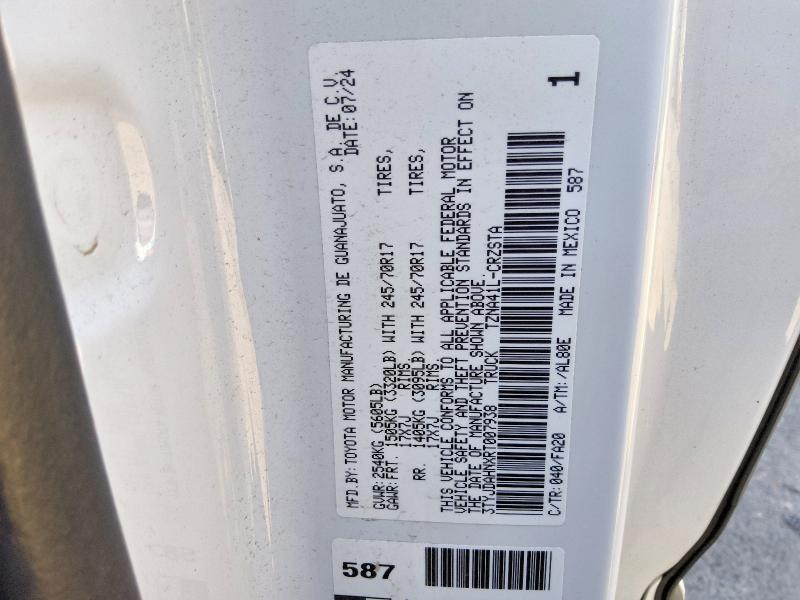 2024 Toyota Tacoma მანქანა იყიდება აუქციონზე, vin: 3TYJDAHNXRT007938, აუქციონის ნომერი: 54166956
