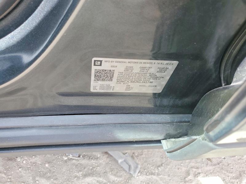 Aukcja sprzedaży 2019 Chevrolet Trax, vin: 3GNCJLSB2KL341746, numer aukcji: 57949806