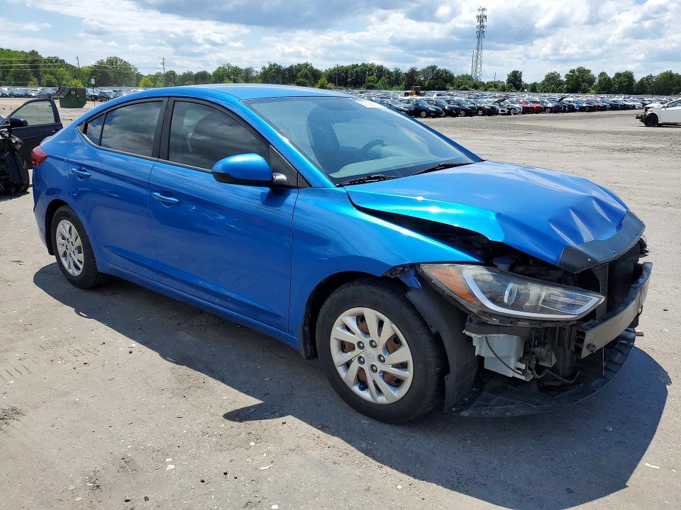 2017 Hyundai Elantra მანქანა იყიდება აუქციონზე, vin: KMHD74LF6HU384290, აუქციონის ნომერი: 57598826