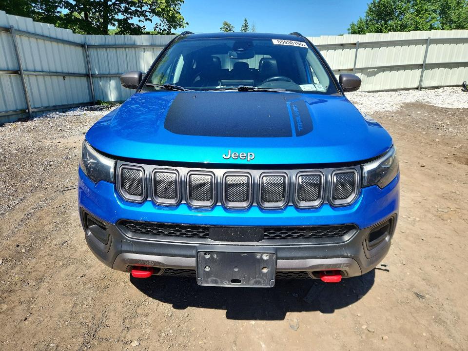Aukcja sprzedaży 2022 Jeep Compass, vin: 3C4NJDDB0NT124110, numer aukcji: 55930196