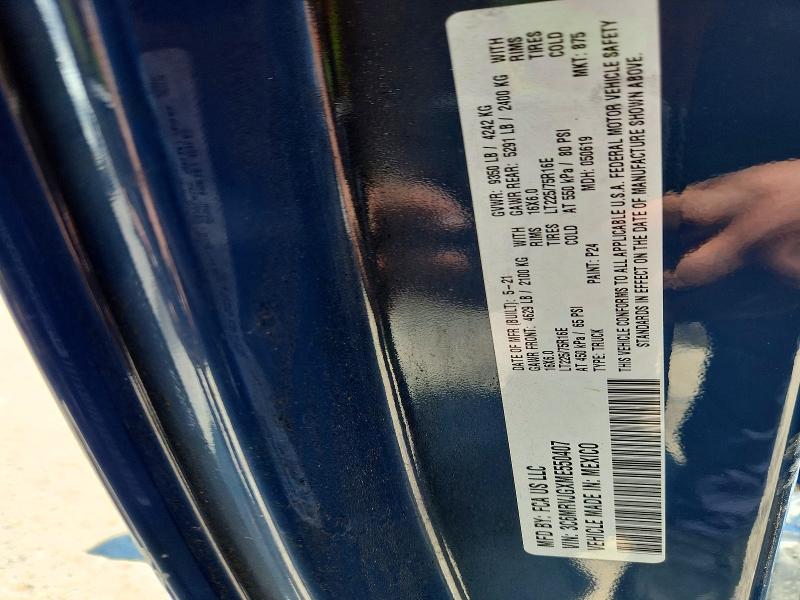 Продажа на аукционе авто 2021 Ram Promaster 3500, vin: 3C6MRVJGXME550407, номер лота: 59158366