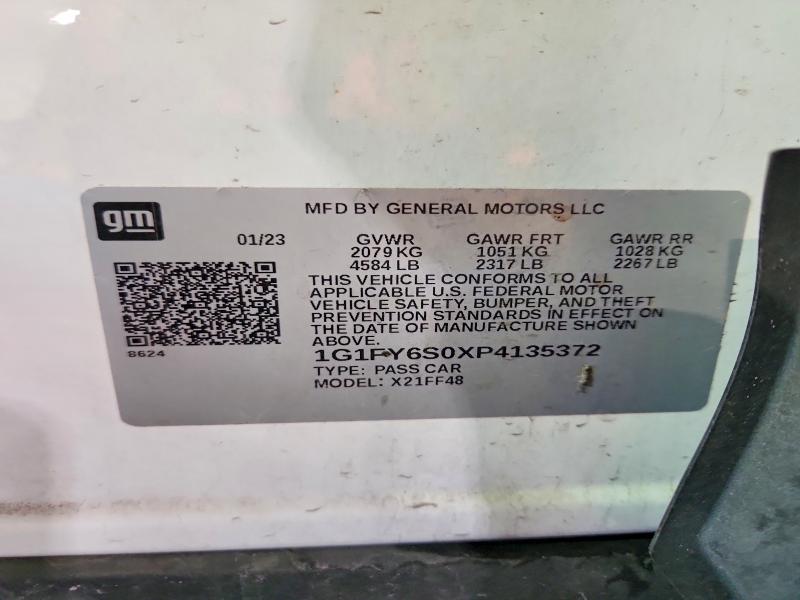 56243926 :رقم المزاد ، 1G1FY6S0XP4135372 vin ، 2023 Chevrolet Bolt Euv مزاد بيع
