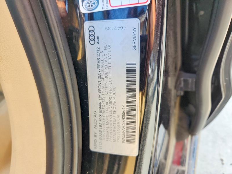 55961096 :رقم المزاد ، WAUGFAFC2EN088643 vin ، 2014 Audi A6 مزاد بيع