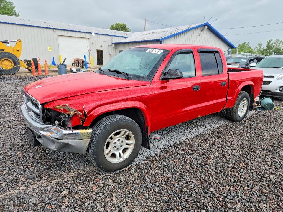 56617776 :رقم المزاد ، 1D7HL48N34S790296 vin ، 2004 Dodge Dakota مزاد بيع