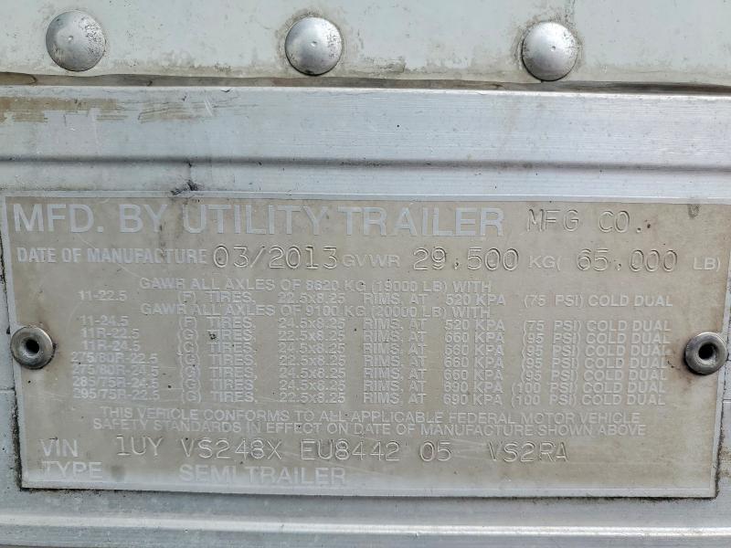 2014 Utility Trailer Trailer მანქანა იყიდება აუქციონზე, vin: 1UYVS248XEU844205, აუქციონის ნომერი: 57516006