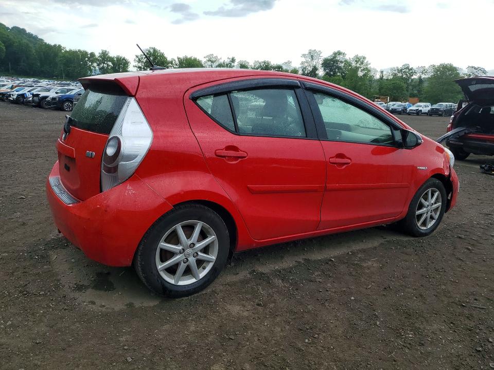 57161406 :رقم المزاد ، JTDKDTB34C1008302 vin ، 2012 Toyota Prius C مزاد بيع