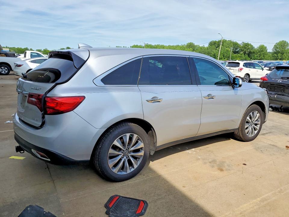 58663146 :رقم المزاد ، 5FRYD4H41FB031689 vin ، 2015 Acura Mdx مزاد بيع