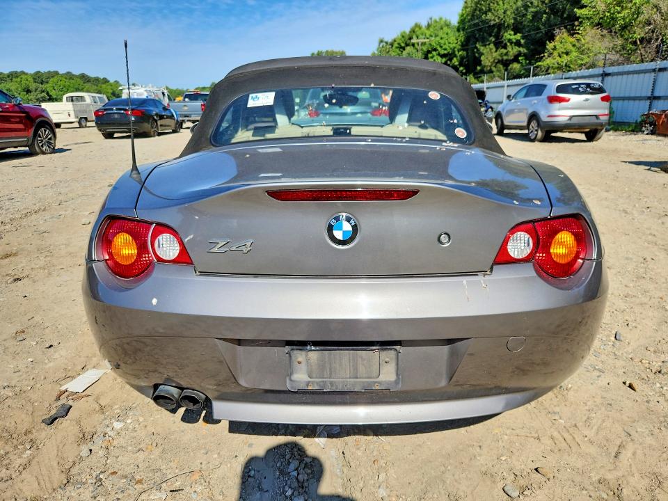 55323766 :رقم المزاد ، 4USBT33574LS50682 vin ، 2004 Bmw Z4 مزاد بيع