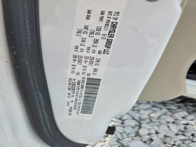 58229726 :رقم المزاد ، 2C4RDGCG5DR817747 vin ، 2013 Dodge Grand Caravan مزاد بيع
