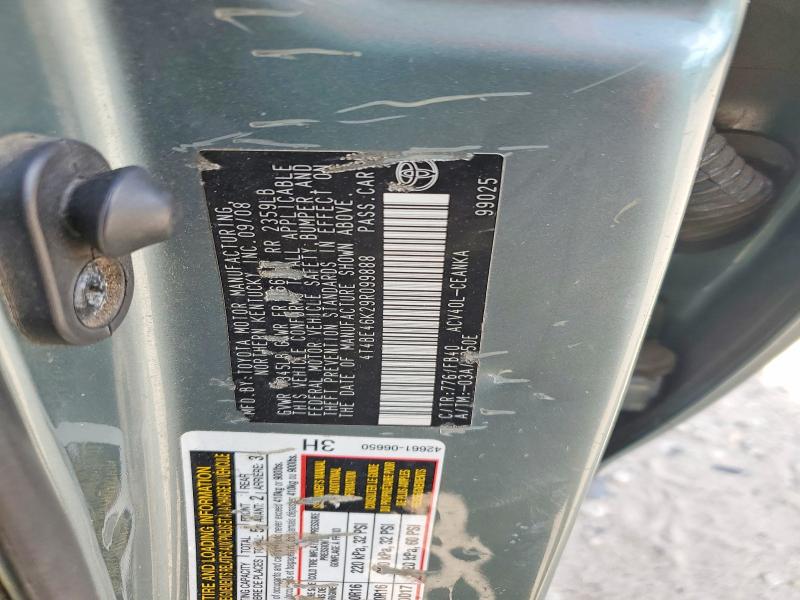 55272346 :رقم المزاد ، 4T4BE46K29R099888 vin ، 2009 Toyota Camry مزاد بيع
