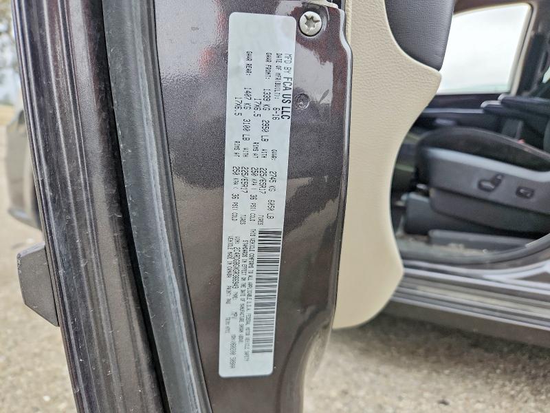 2016 Dodge Grand Caravan მანქანა იყიდება აუქციონზე, vin: 2C4RDGBGXGR366949, აუქციონის ნომერი: 54726596