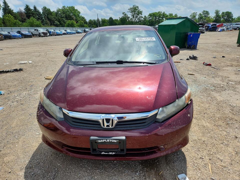 Продажа на аукционе авто 2012 Honda Civic, vin: 19XFB2F56CE369458, номер лота: 58898156
