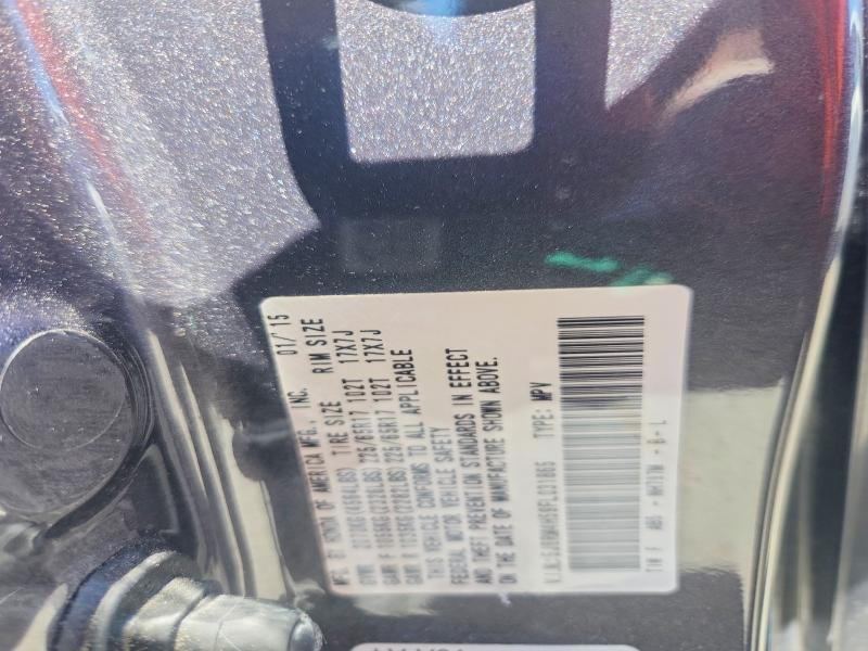2015 Honda Cr-v მანქანა იყიდება აუქციონზე, vin: 5J6RM4H59FL031865, აუქციონის ნომერი: 55883216