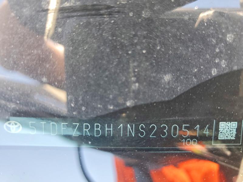Продаж на аукціоні авто 2022 Toyota Highlander, vin: 5TDFZRBH1NS230514, номер лоту: 57748936